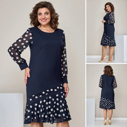 ✨kereszt és korona nyaklánc🔥2025 Kényelmes és elegáns sifon ruha+4