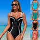 👙🌞 Szexi sovány derék női egyrészes fürdőruha